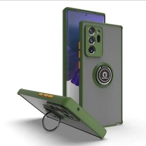 SAMSUNG Galaxy S25ULTRA  Green Phone Case with Magnetic Ring Holder